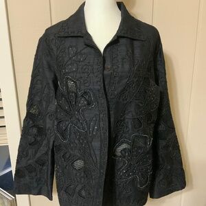 Ladies black dressy jacket